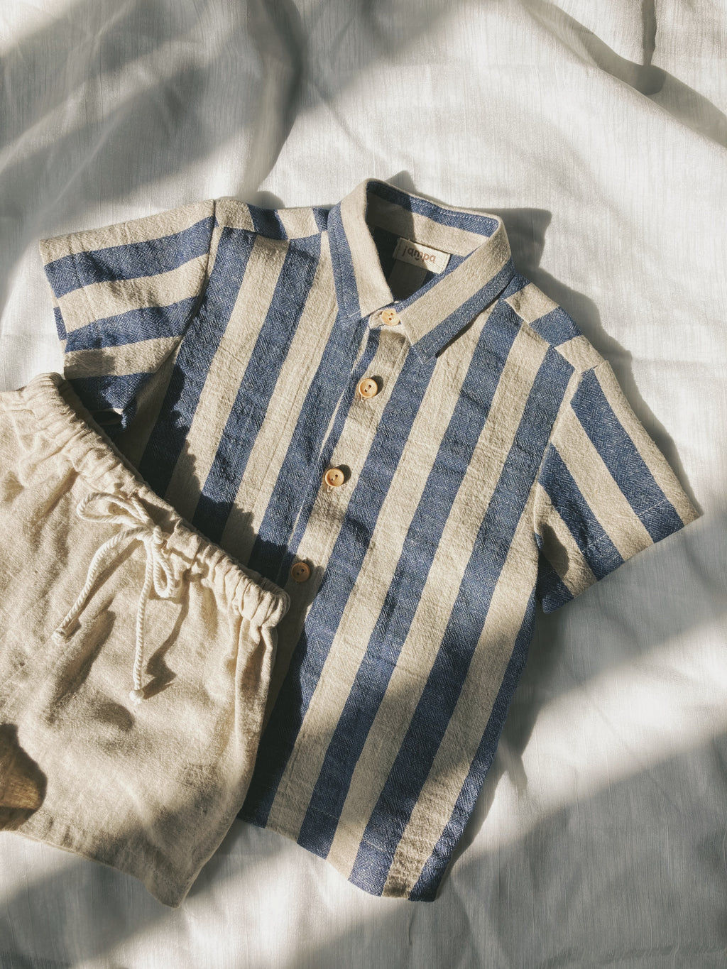 Stripe T-shirt linen